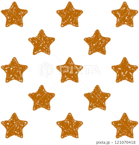 クレヨン素材 星柄の背景 クレヨン素材 星柄の背景 121070418