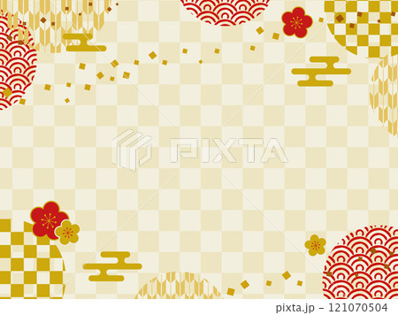 和風背景_ベクターイラスト 121070504