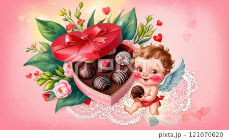 バレンタインデーチョコレート 121070620