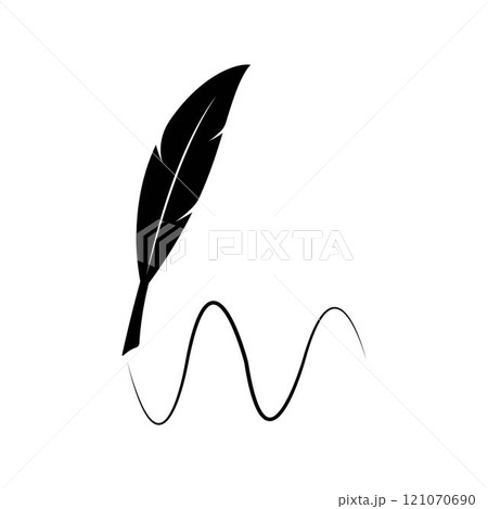 Feather pen 121070690