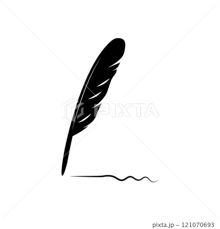 Feather pen 121070693
