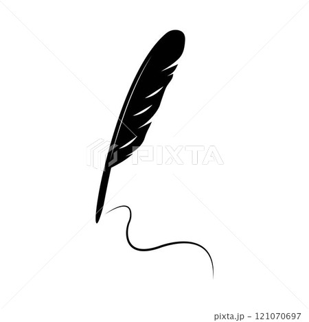 Feather pen 121070697