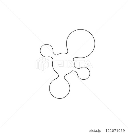 molecule logo molecule logo 121071039