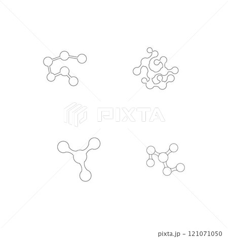 molecule logo molecule logo 121071050