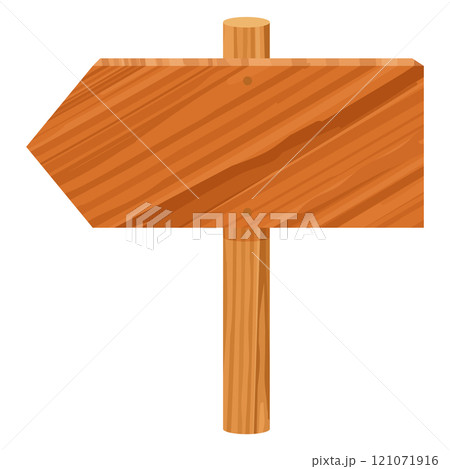 木製看板のイラスト 121071916