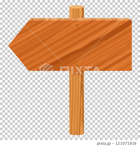 木製看板のイラスト 121071916