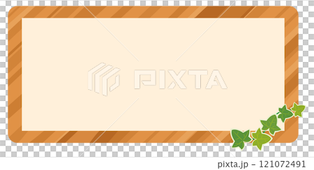 木製看板のイラスト 121072491