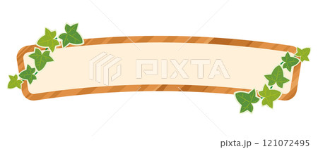 木製看板のイラスト 121072495