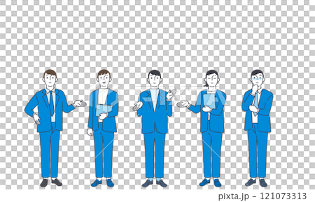 オフィスからお出迎えする男性 オフィスからお出迎えする男性 121073313