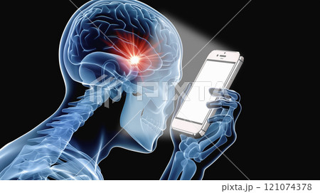 "スマートフォン長時間使用による脳疲労の視覚表現." "スマートフォン長時間使用による脳疲労の視覚表現." 121074378