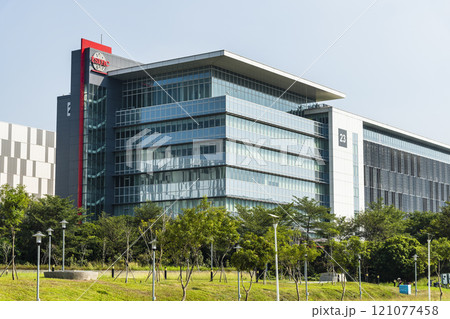 Taiwan Semiconductor Manufacturing Company (TSMC) plant in Tainan Science Park, Taiwan, TSMC is the world's largest dedicated independent semiconductor foundry. Taiwan Semiconductor Manufacturing Company (TSMC) plant in Tainan Science Park, Taiwan, TSMC is the world's largest dedicated independent semiconductor foundry. 121077458