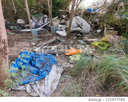 Pile of trash Pile of trash 121077768