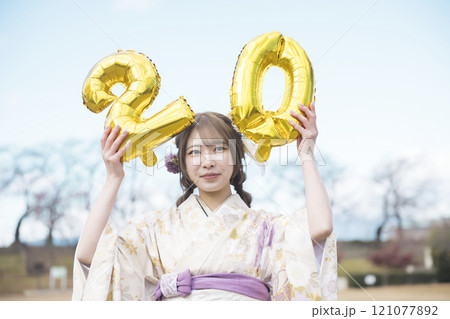 女性成人式イメージ 121077892