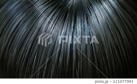 《AI画像》黒髪イメージ 121077991