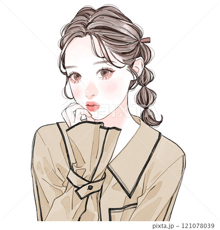 あざとい雰囲気の女の子 121078039