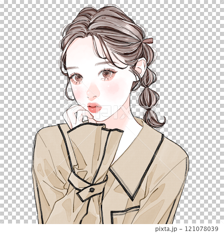 あざとい雰囲気の女の子 121078039