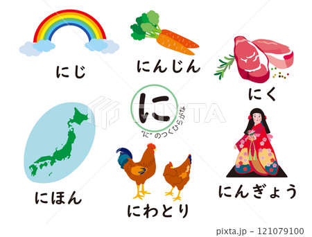 日本語ひらがなシリーズ　“に”のつくひらがな 121079100