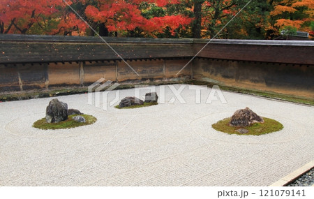 龍安寺 秋の石庭 龍安寺 秋の石庭 121079141
