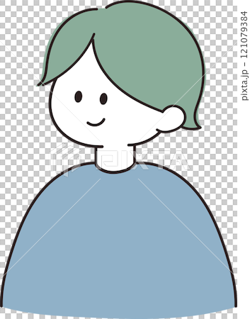 簡單的男性插畫 121079384