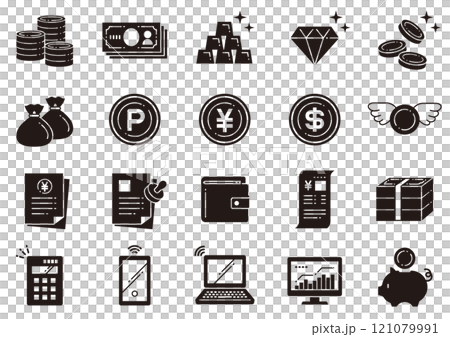 マネー関連アイコン02　Money Icons 121079991
