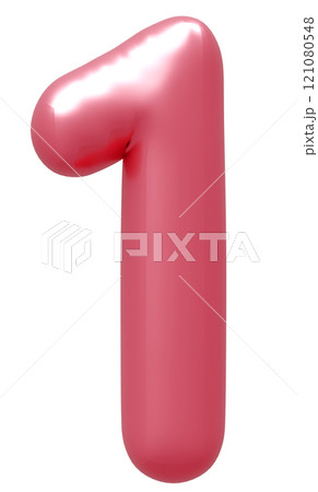 3D画像_風船_1_ピンク 3D画像_風船_1_ピンク 121080548