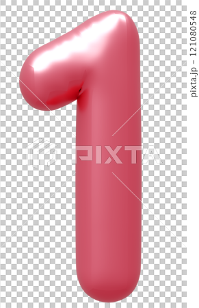 3D画像_風船_1_ピンク 3D画像_風船_1_ピンク 121080548