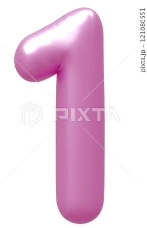 3D画像_風船_1_紫 3D画像_風船_1_紫 121080551