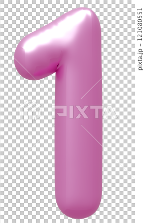 3D画像_風船_1_紫 3D画像_風船_1_紫 121080551