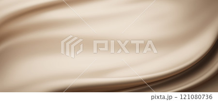 Brown silk fabric background with copy space luxury banner 3D render Brown silk fabric background with copy space luxury banner 3D render 121080736