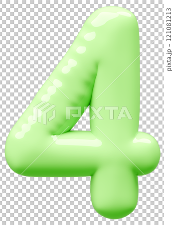 3D image_balloon_4_yellow-green 3D image_balloon_4_yellow-green 121081213
