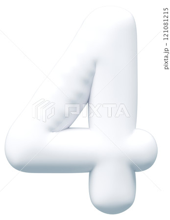 3D画像_風船_4_白 121081215