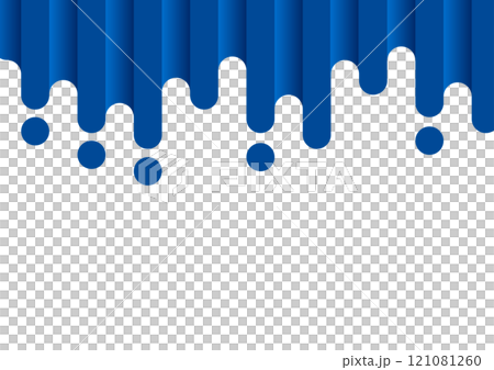 液體狀背景材質藍色，三維圓形線條和點滴 121081260