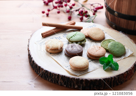 色んな種類のクッキー 色んな種類のクッキー 121083056