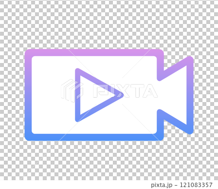 Blue-purple gradation | Video camera Blue-purple gradation | Video camera 121083357