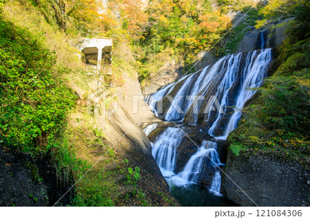 秋の袋田の滝　茨城県大子町 121084306