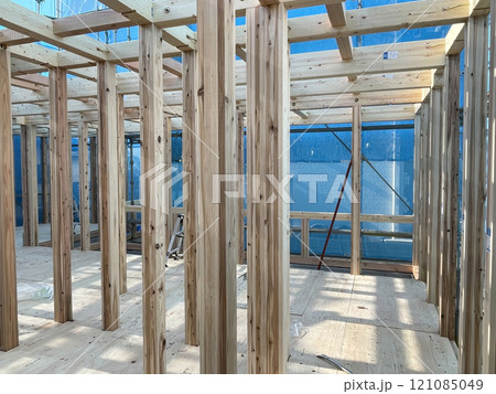 Construction of a House, Building a new house in Japan Construction of a House, Building a new house in Japan 121085049