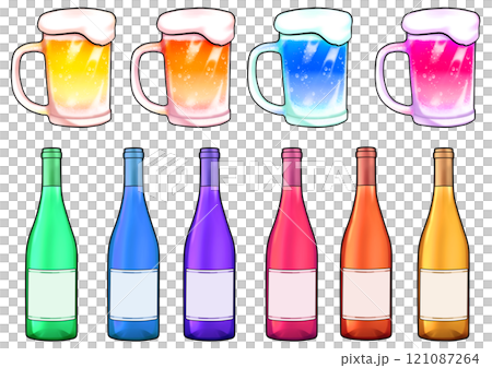 お酒のイラストセット 121087264