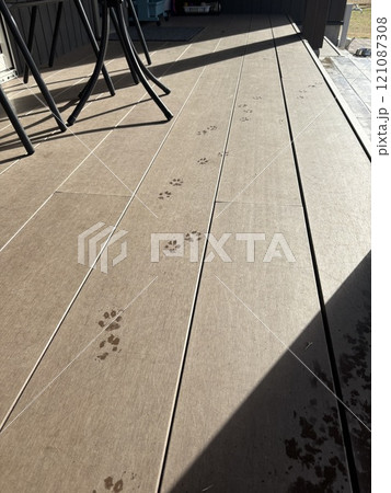 犬の足跡 121087308