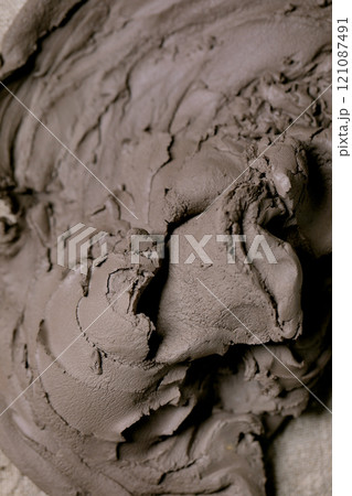Raw clay texture background 121087491