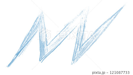 Light blue pencil strokes isolated on white background. Light blue pencil strokes isolated on white background. 121087733