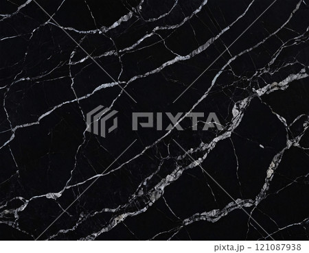 dark marble texture with light veins, natural pattern texture background and use for interiors tile, luxury design with high resolution, Modern floor decoration. 121087938