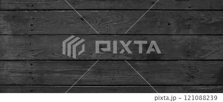Black wood, can be used as background, wood grain texture 121088239
