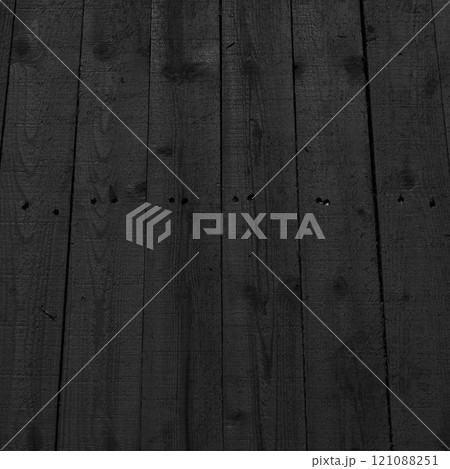 Black wood, can be used as background, wood grain texture 121088251