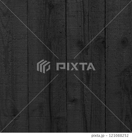 Black wood, can be used as background, wood grain texture 121088252