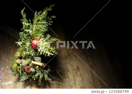 手作りクリスマスツリー 手作りクリスマスツリー 121088749