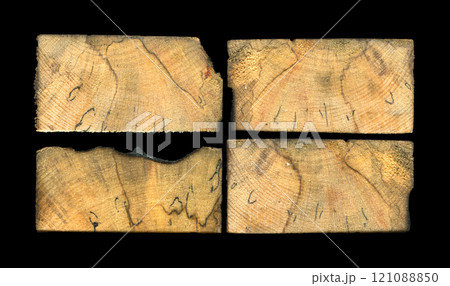 Hornbeam wood, can be used as background, wood grain texture 121088850