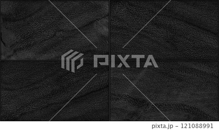 Wooden look black white rectangular seamless ceramic tile and pattern useful as background or texture 121088991