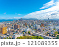 高台から望む高松市街 121089355