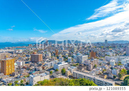 高台から望む高松市街 高台から望む高松市街 121089355