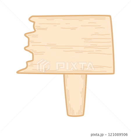 Simple, unfinished wooden plaque with natural textures and rugged edges. Great for customizable event decor, party invitations, or illustrations. Minimalist design suitable for rustic, eco graphics. Simple, unfinished wooden plaque with natural textures and rugged edges. Great for customizable event decor, party invitations, or illustrations. Minimalist design suitable for rustic, eco graphics. 121089506